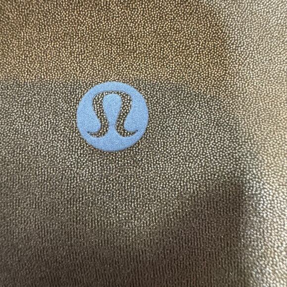 Lululemon High Rise Gold Metallic Leggings Size 4 Shiny Yoga Pants - Picture 4 of 7